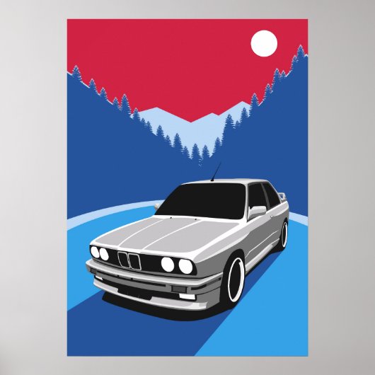 BMW E30 POSTER (Vorne)