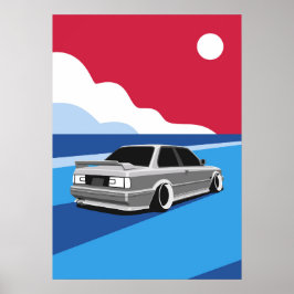 BMW E30 POSTER