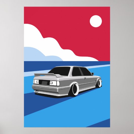 BMW E30 POSTER (Vorne)