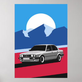 BMW E30 POSTER