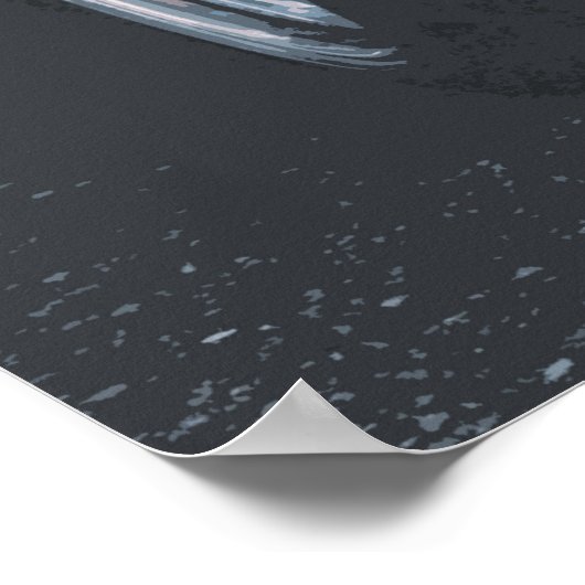 BMW E36 Auto Poster Oldtimer (Ecke)