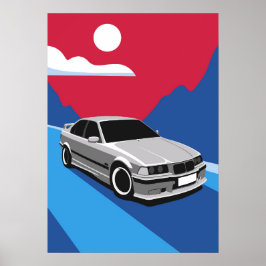 BMW E36 POSTER