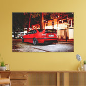 BMW E36 Rennwagen Leinwanddruck (Insitu (Wohnzimmer))