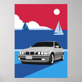 BMW E39 POSTER