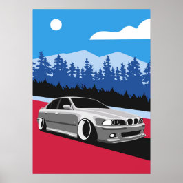 BMW E39 POSTER