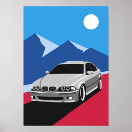 BMW E39 POSTER