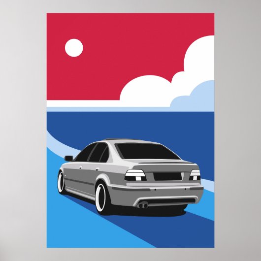 BMW E39 POSTER (Vorne)