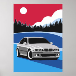 BMW E39 POSTER