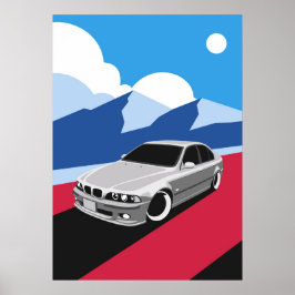 BMW E39 POSTER