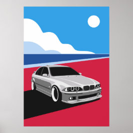 BMW E39 POSTER