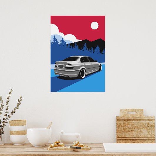 BMW E46 POSTER (Küche)