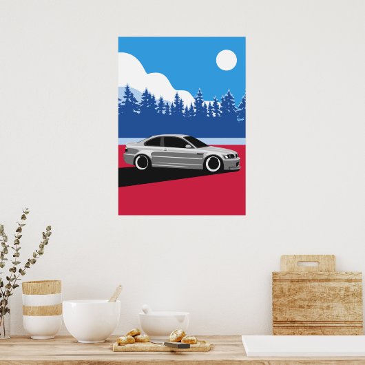 BMW E46 POSTER (Küche)