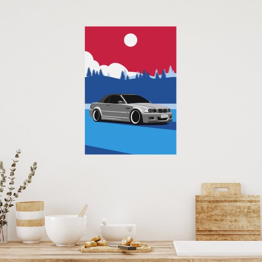 BMW E46 POSTER (Küche)
