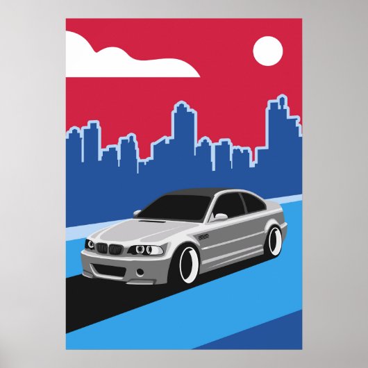 BMW E46 POSTER (Vorne)