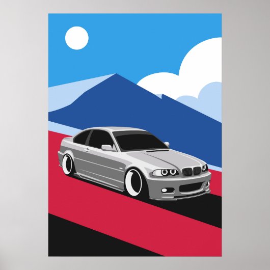 BMW E46 POSTER (Vorne)