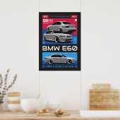 BMW E60 POSTER (Küche)