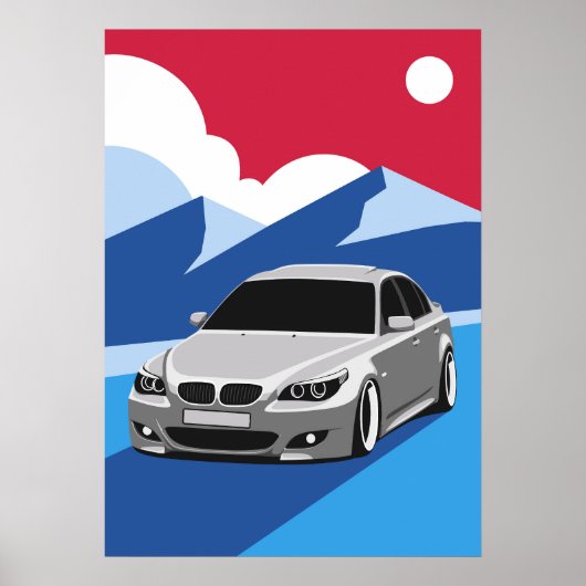 BMW E60 POSTER (Vorne)
