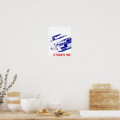 BMW E 36 SECHS. E36 Bimmer Poster (Küche)