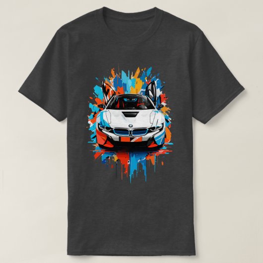 BMW i8 1 T-Shirt (Design vorne)