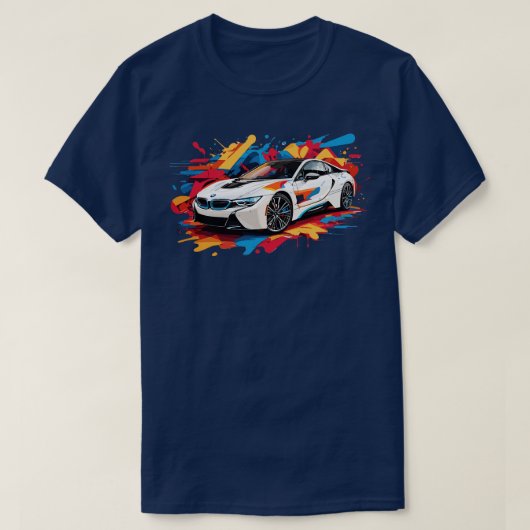 BMW i8 T-Shirt (Design vorne)