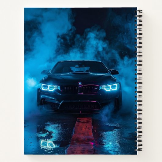 BMW im Herzen Notizblock (Rückseite)