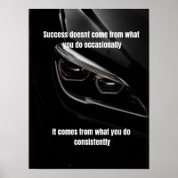 BMW Inspiriertes Motivationsposter – Verwirkliche