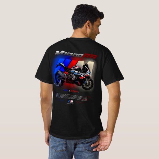 BMW M1000rr T-Shirt Design (Schwarz voll)