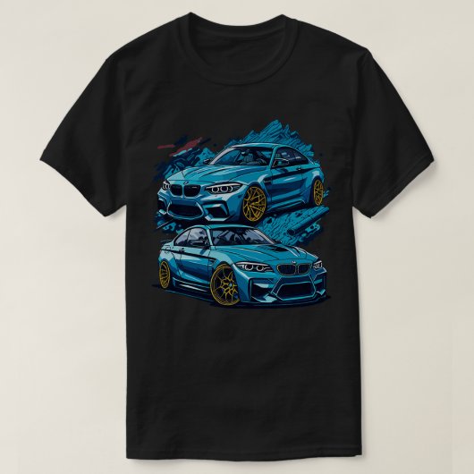 BMW M3 Cartoon T-Shirt (Design vorne)