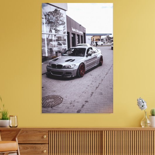 BMW M3 E46 LEINWANDDRUCK (Insitu (Wohnzimmer))