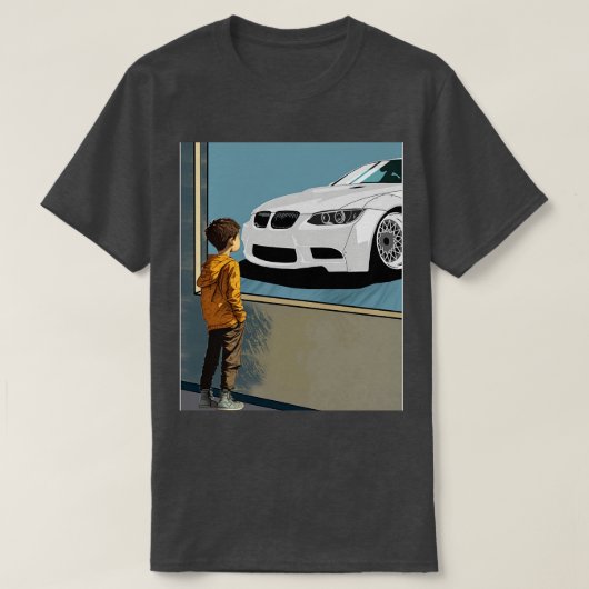 BMW M3 e92 Kinder Träume T-Shirt (Design vorne)