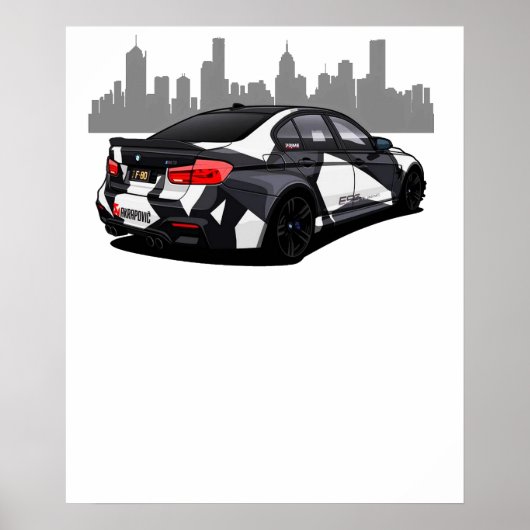 BMW M3 F80 POSTER (Vorne)