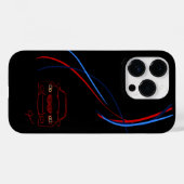 BMW M3 Streifen iPhone 14 Fall Case-Mate iPhone Hülle (Rückseite (Horizontal))