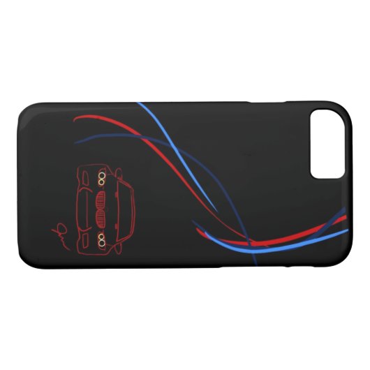 BMW M3 Stripes iPhone 8/7 Fall Case-Mate iPhone Hülle (Rückseite (Horizontal))