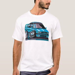 BMW M5 Reihe 5 Design in wunderschönen Karikature T-Shirt