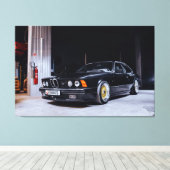 BMW M6 E23 6er-Reihe Leinwanddruck (Insitu (Holzboden))