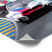 BMW M8 GTE 24 Stunden von Le Mans 2018 Poster (Ecke)