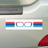 BMW M Streifen und Nieren horizontal Autoaufkleber (Auf Auto)