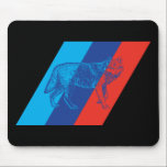 BMW M Wolf Mousepad<br><div class="desc">BMW M Wolf in hellblau,  dunkelblau und rot Streifen. Eine Fan-Kunst für Fahrer,  Rennspiele und deutsche Autos.</div>