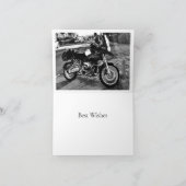 BMW Motor Bike Birthday Karte (Innenseite)