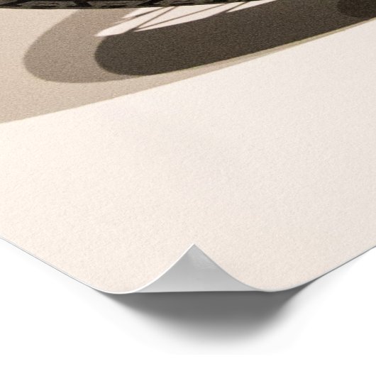 BMW MOTORRAD 1934 R7 KONZEPT ART DECO POSTER (Ecke)