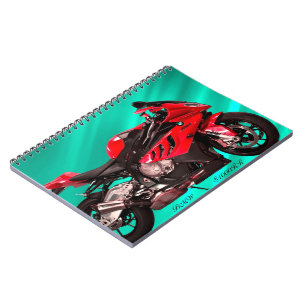 BMW Motorrad für Foto-Notebook Notizblock