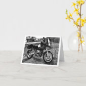 BMW Motorrad Geburtstag Karte (Gelbe Blume)