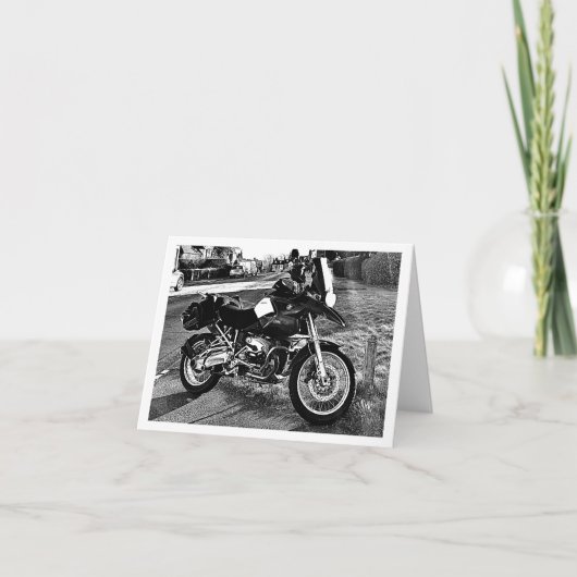 BMW Motorrad Geburtstag Karte (Vorderseite)