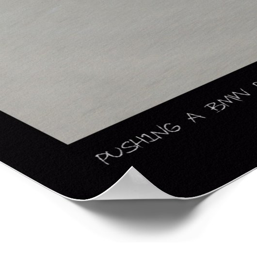 BMW R 1200 GS Cornering Poster (Ecke)