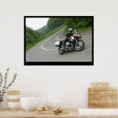 BMW R 1200 GS Cornering Poster (Küche)