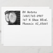 BMW Scheinwerfer Briefbogen (Vorne/Hinten)