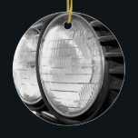 BMW-Scheinwerfer Keramik Ornament<br><div class="desc">Vintage BMW headlights foto von Ruth Jolly also matching products. Verbessertes Auto-Touch-Verfahren für Your-Decor.</div>
