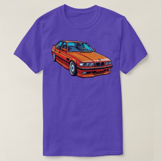 Bmw senkte e38 T-Shirt (Design vorne)