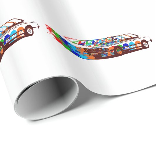 BMW verkauft Geschenkpapier (Rolleneckpunkt)