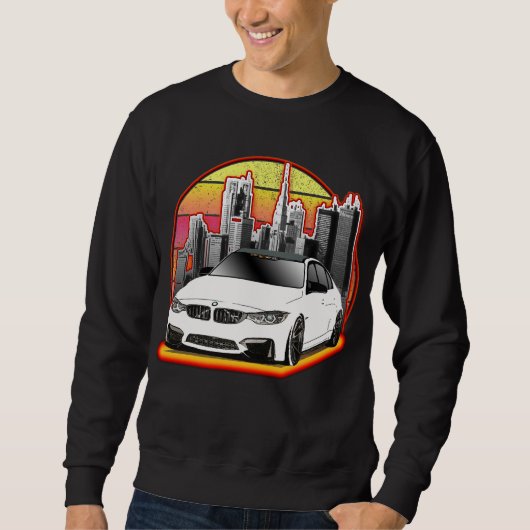 BMW Weiß Sweatshirt (Vorderseite)